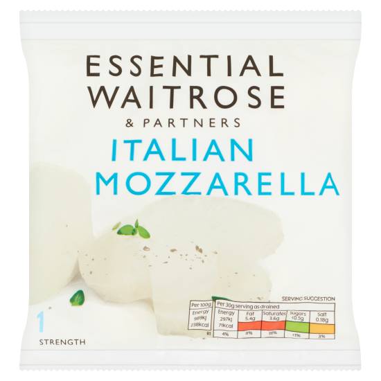 Essential Waitrose Italian Mozzarella Cheese