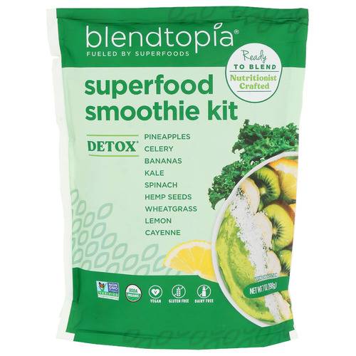 Blendtopia Organic Detox Superfood Smoothie Kit