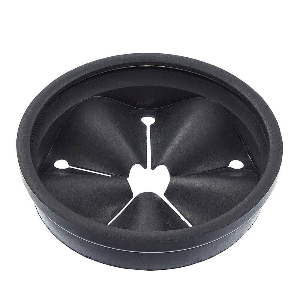 Everbilt 3-3/8 In. Rubber Disposer Splash Guard In Black