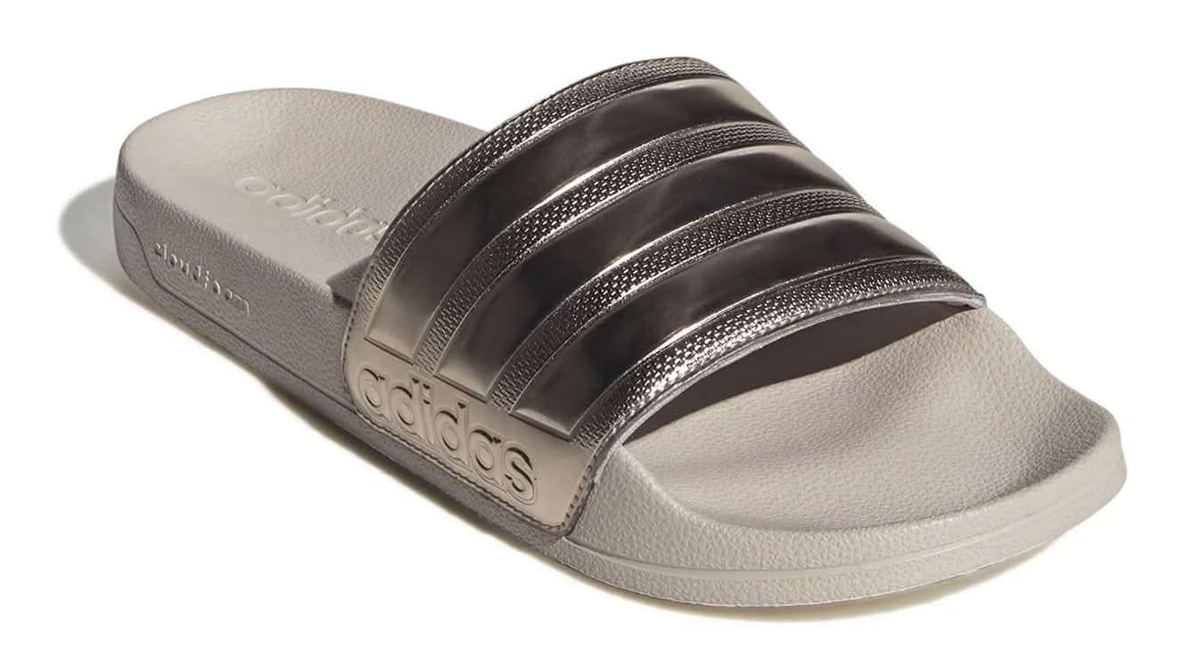 Adidas Adilette Shower Slide Sandal - Women's (Gold Metallic Medium - 6)
