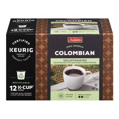 Irresistibles Decaffeinated Colombian Coffee Pods (12 units)