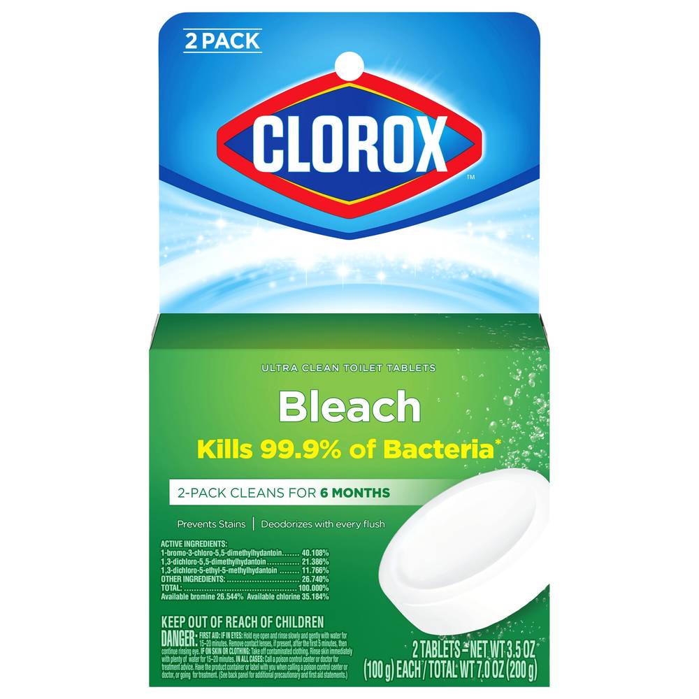 Clorox Ultra Clean Toilet Bleach Tablets (7 oz)