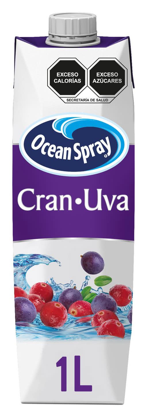 Ocean Spray · Bebida cran uva arándano (1 L)