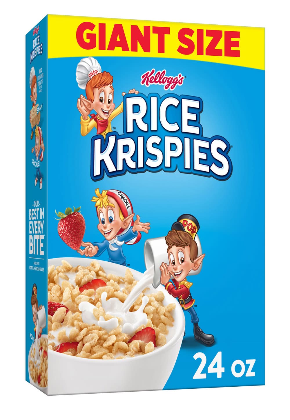 Rice Krispies Toasted Cold Cereals, Giant (24 oz)