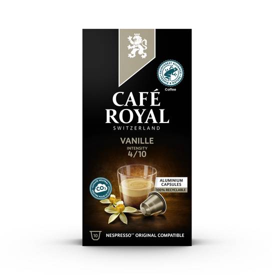 Café Royal - Café capsules compatibles nespresso vanille (10 pièces, 5.2 g)