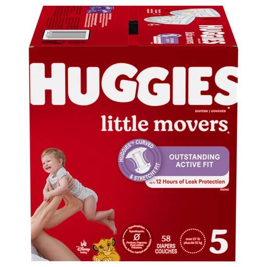Huggies Little Movers Disney Baby Diaper (58 ct)