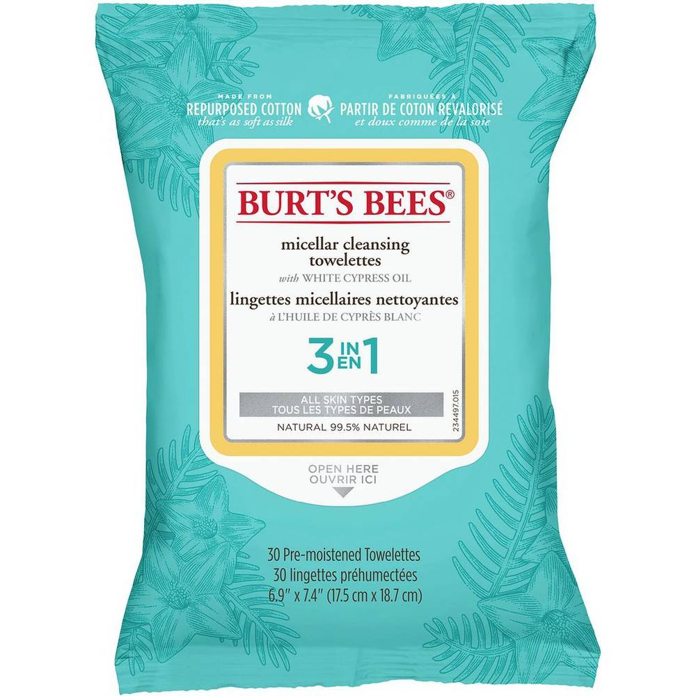 Burt's Bees Micellar Cleansing Towelettes (10 g)