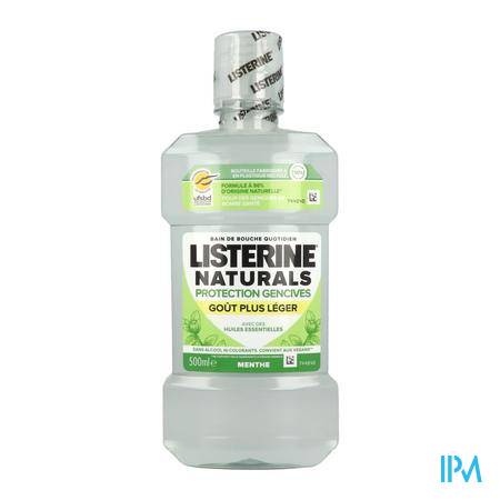 Listerine Naturals Bain De Bouche 500ml Bucco-dentaire - identique - Vos références santé à petit prix