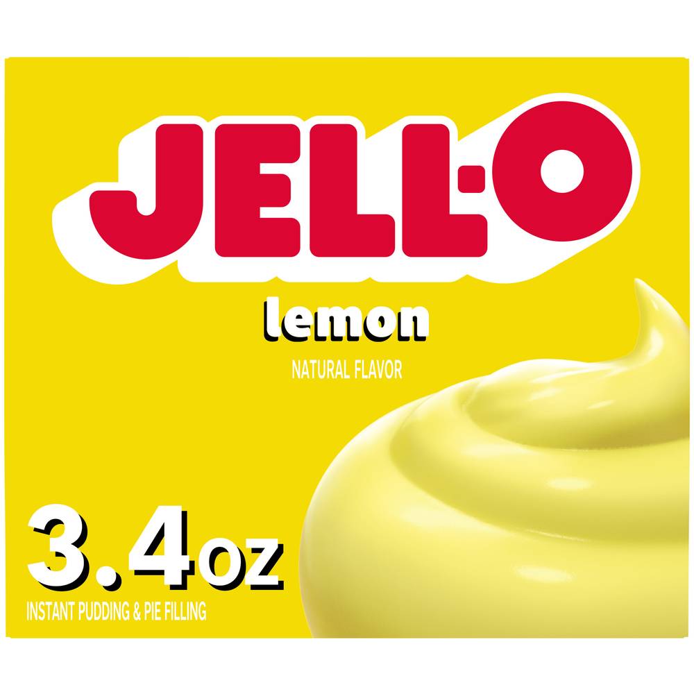 Jell-O Lemon Flavor Instant Pudding & Pie Filling (3.4 oz)