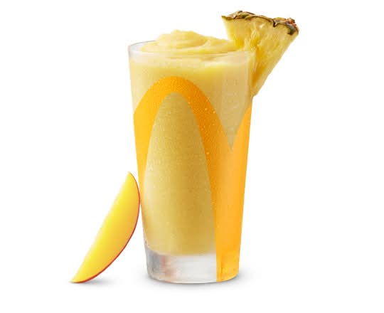 Med Mango Pineapple Real Fruit Smoothie [250.0 Cals]