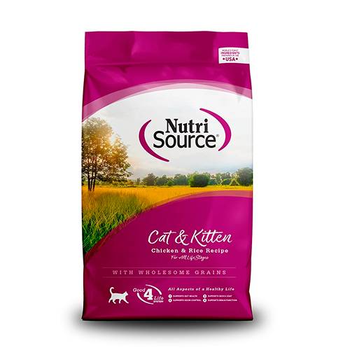 Alimento Nutrisource Cat-Kitten Ch-Rice 6.6L