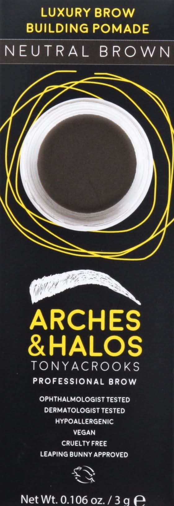 Arches & Halos Neutral Brown Eyebrow Pomade (0.16 oz)