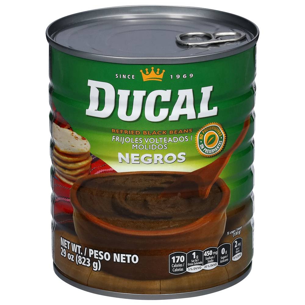 Ducal Black Refried Beans