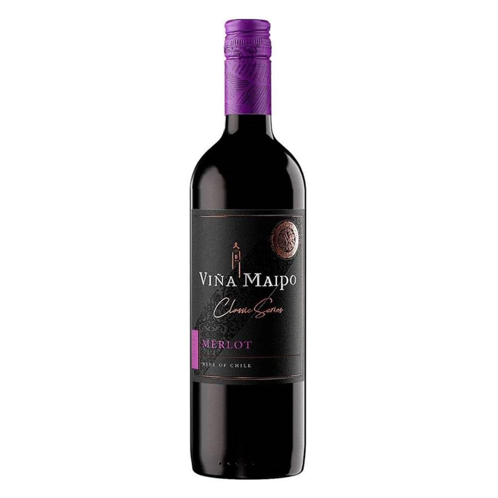 Viña maipo classic series vino tinto merlot (750 ml)