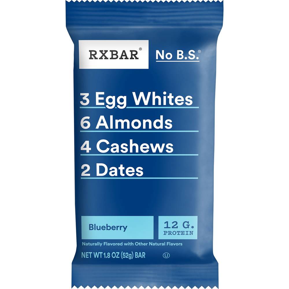 RXBAR Protein Bar, Blueberry (1.83 oz, 12 ct)