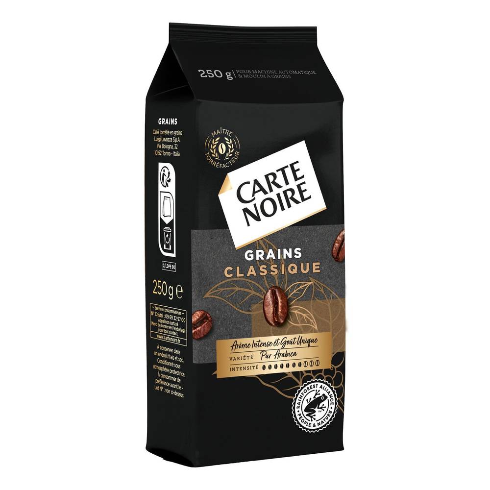 Café en grains CARTE NOIRE - le paquet de 250 g