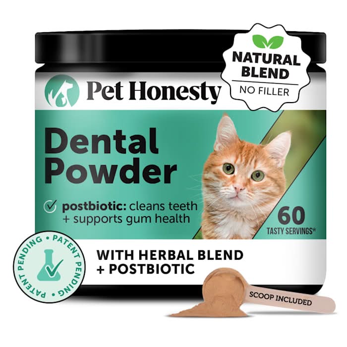 Pet Honesty Mint Fresh Breath Dental Cat Powder, Count of 60