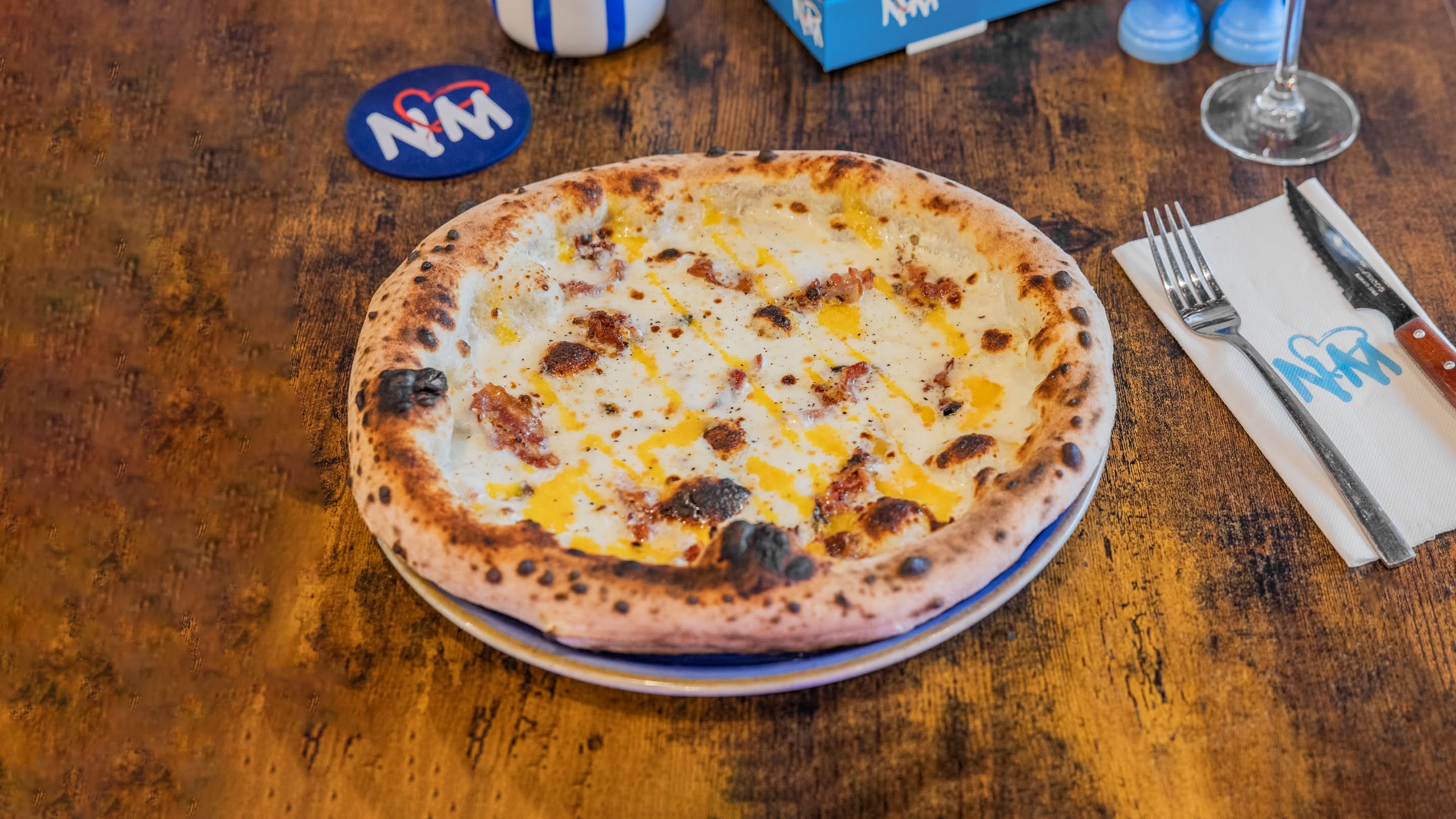 🟡 CARBONARA 🟡- PIZZA