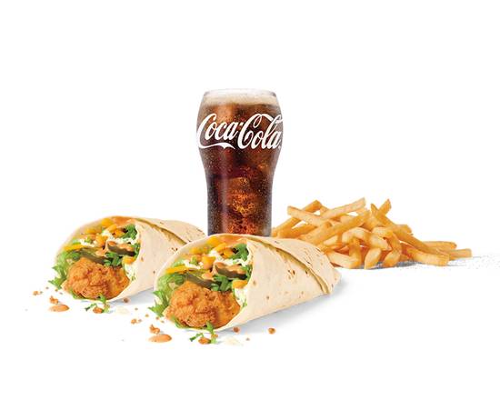 Large Classic Crispy Jack Wraps (2) Combo