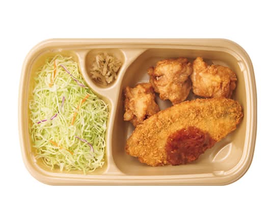 から揚げ＆白身フライ【おかずのみ】