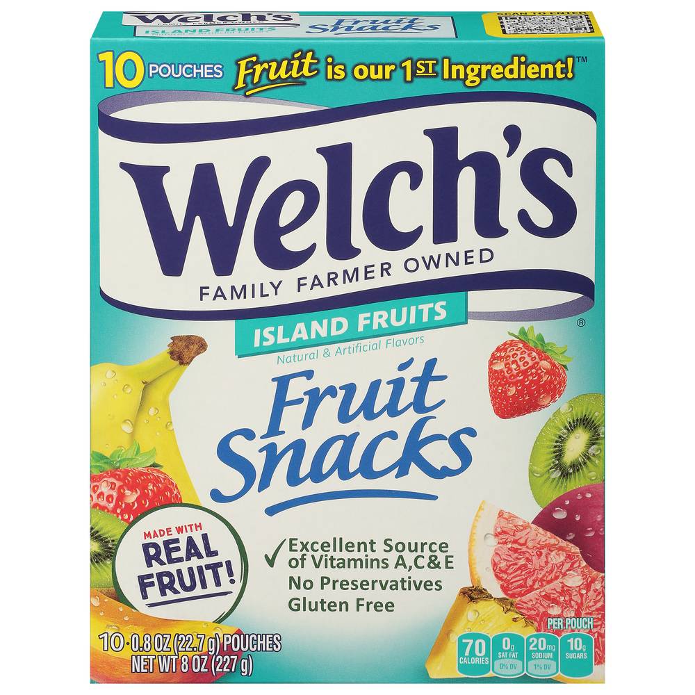 Welch's Island Fruits Fruit Snacks (9 oz)