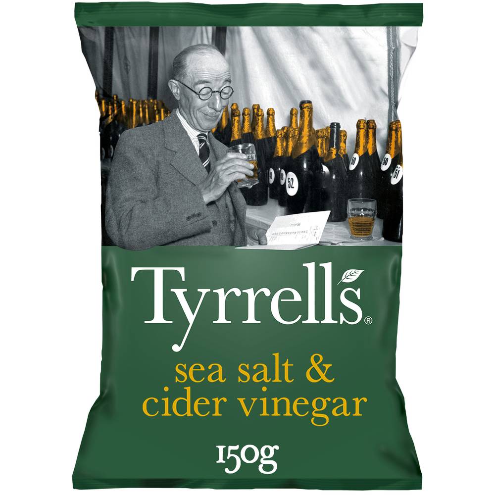 Tyrrell's - Chips, vinaigre de cidre - sel marin (150g)