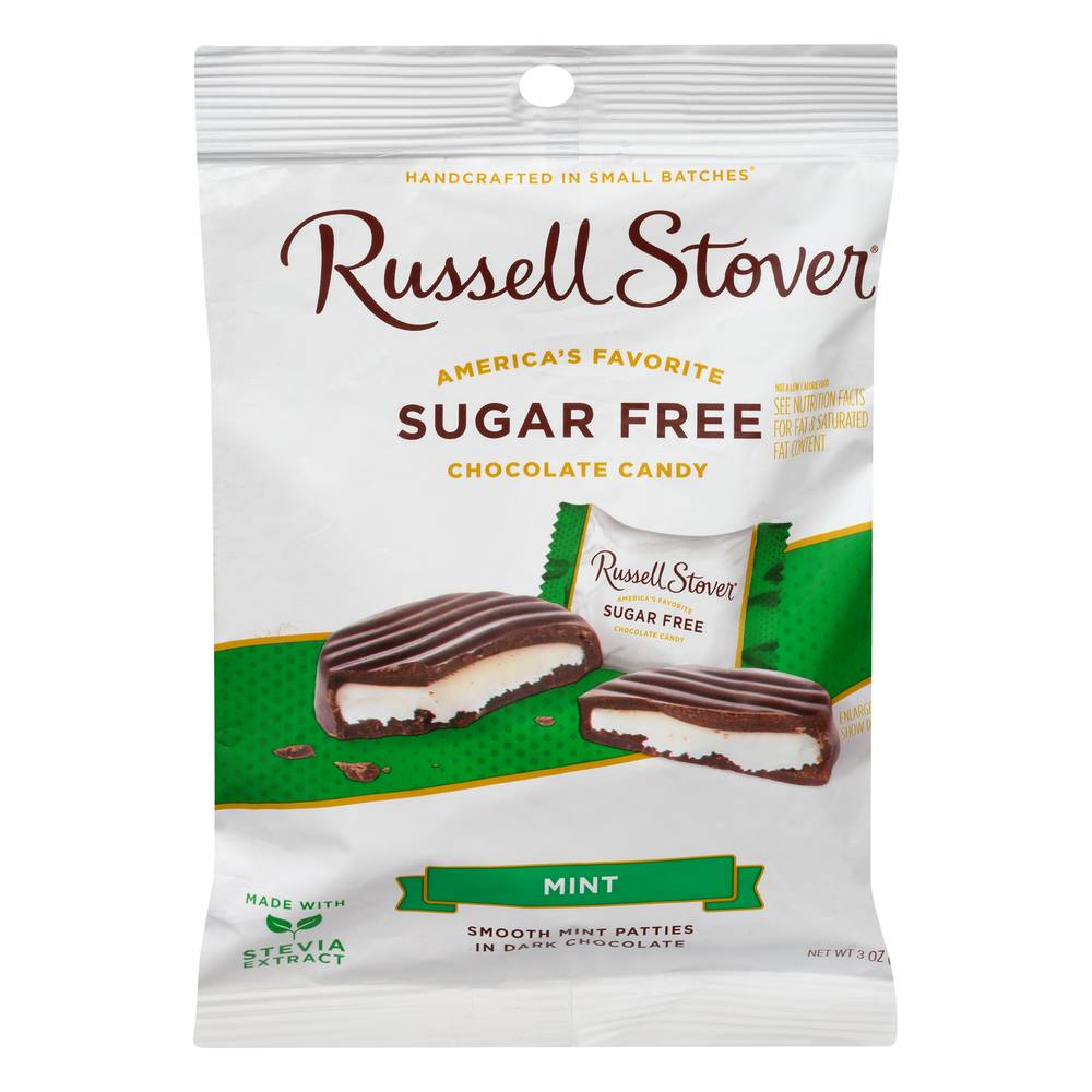 Russell Stover Sugar Free Mint Chocolate Candy (3 oz)