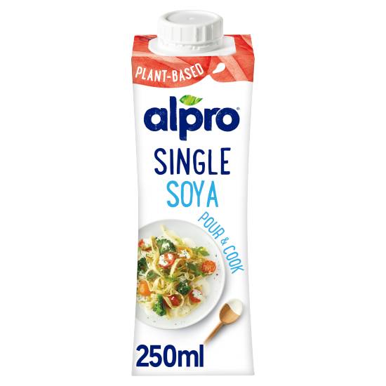 Alpro Soya Long Life Alternative To Single Cream (250ml)