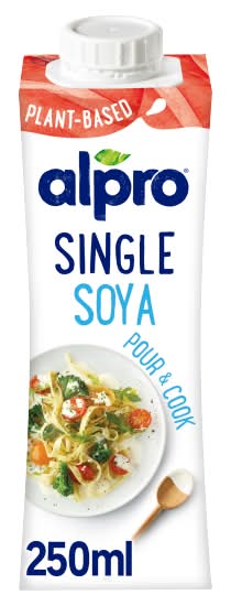 Alpro Soya Long Life Alternative To Single Cream (250ml)