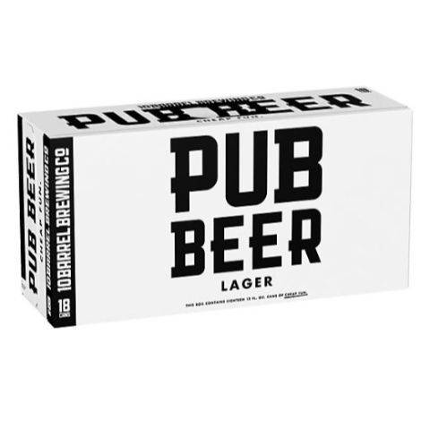 10 Barrel Pub Beer 18 Pack 12oz Can