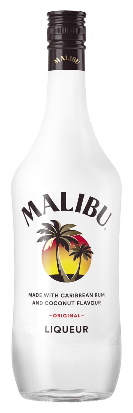 Malibu White Rum Coconut Flavour 1L
