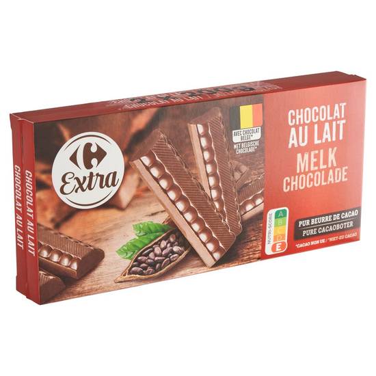 Carrefour Extra Chocolat au Lait 2 x 200 g