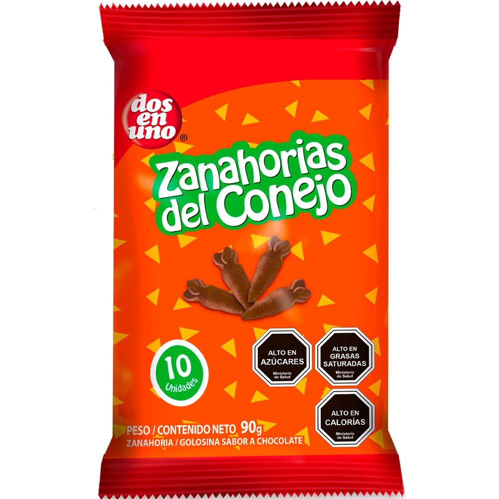 Arcor · Chocolate dos en uno zanahorias (90 g)