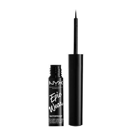 NYX Professional Makeup Epic Wear Waterproof Semi-Perminant Liquid Liner, Black