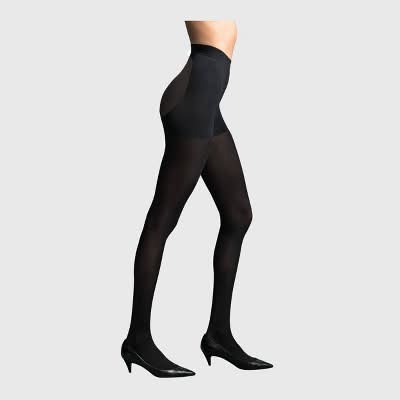 L'eggs 60 Denier 360 Contour Opaque Tights, Women, M, Black