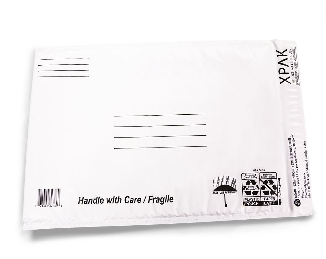 Mailer Poly White 10.25 x 15 Number 5