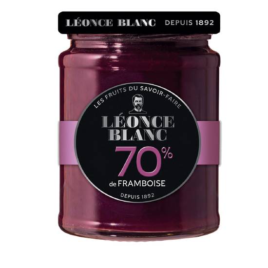 Léonce Blanc - Confiture de framboises 70%