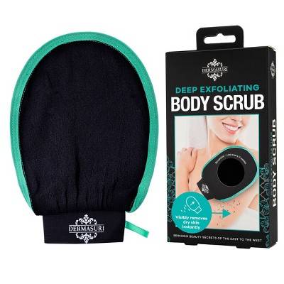 DERMASURI Exfoliating Body Scrub Glove Scrubber