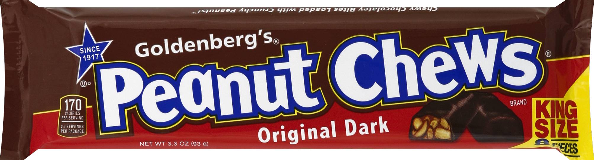 Goldenberg's Original Dark Peanut Chews (3.71 lbs)