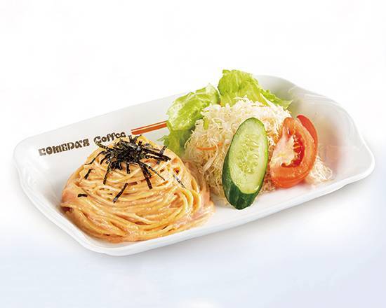 明太子奶油義大利麵 Pasta with Cream Sauce and Cod Roe