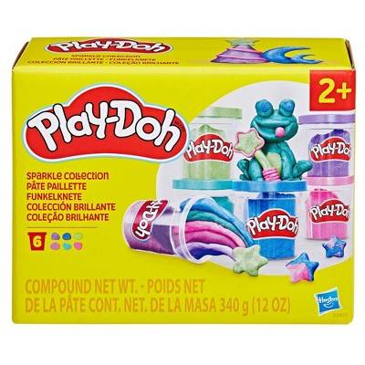 Play-Doh Sparkle Collection Arts & Crafts Toys For 2+ Ages, Assorted (12 oz, 6 ct)