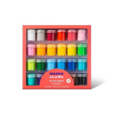 24ct Acrylic Paint Set Classic Colors - Mondo Llama™