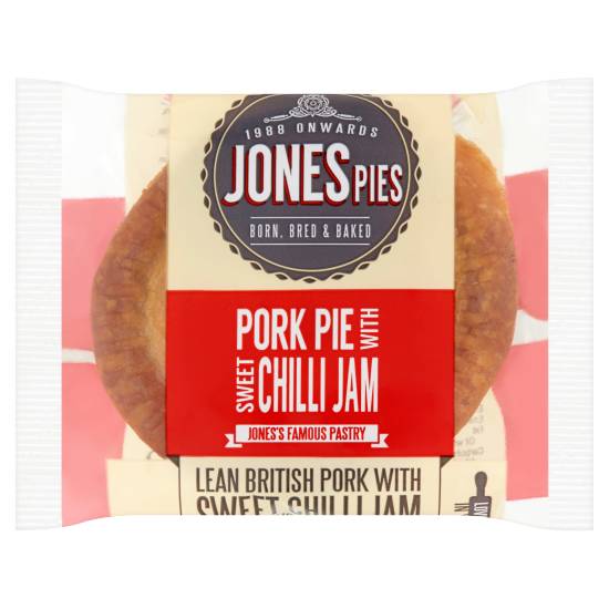Jones Pies Pork Pie With Sweet Chilli Jam 160g