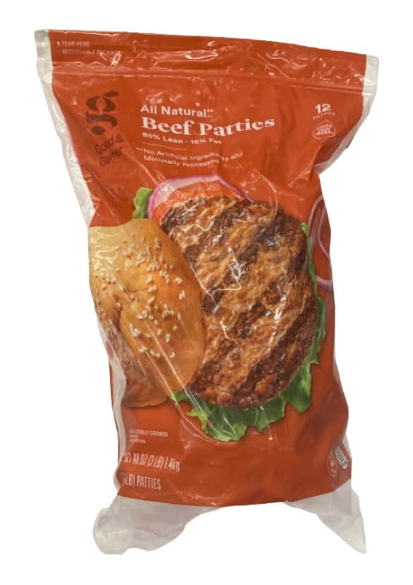 Market Pantry All Natural Beef Patties (3 lbs, 12 ct)