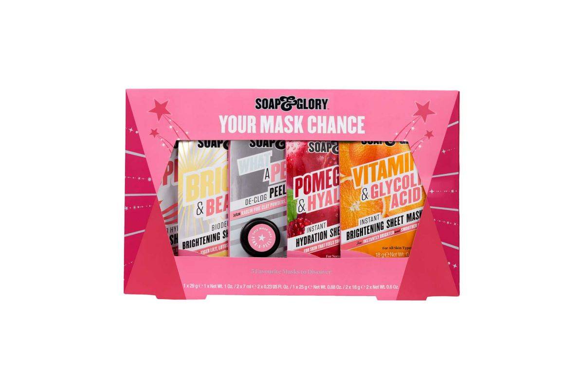 Soap & Glory Your Mask Chance 5 Piece Sheet Face Mask Gift Set