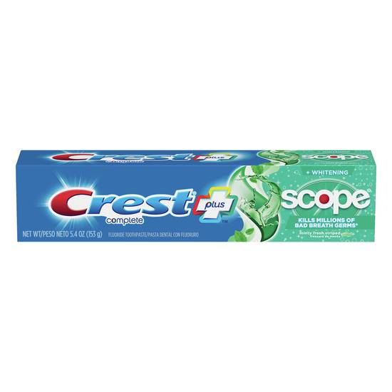 Crest Plus Complete Scope Mint Toothpaste