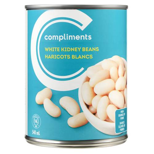 Compliments White Kidney Beans 540 ml