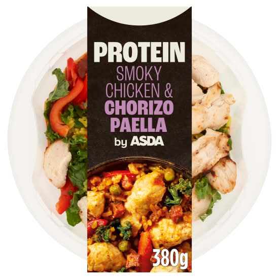 Order ASDA Protein Smoky Chicken & Chorizo Paella - Delivery Near