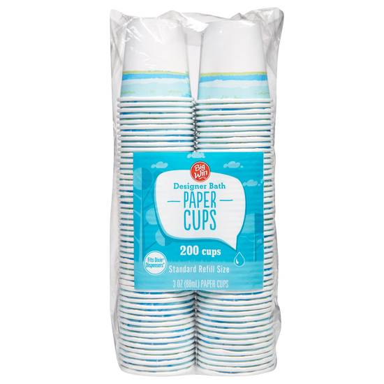 Big Win 3 oz Designer Bath Paper Cups (200 ct)