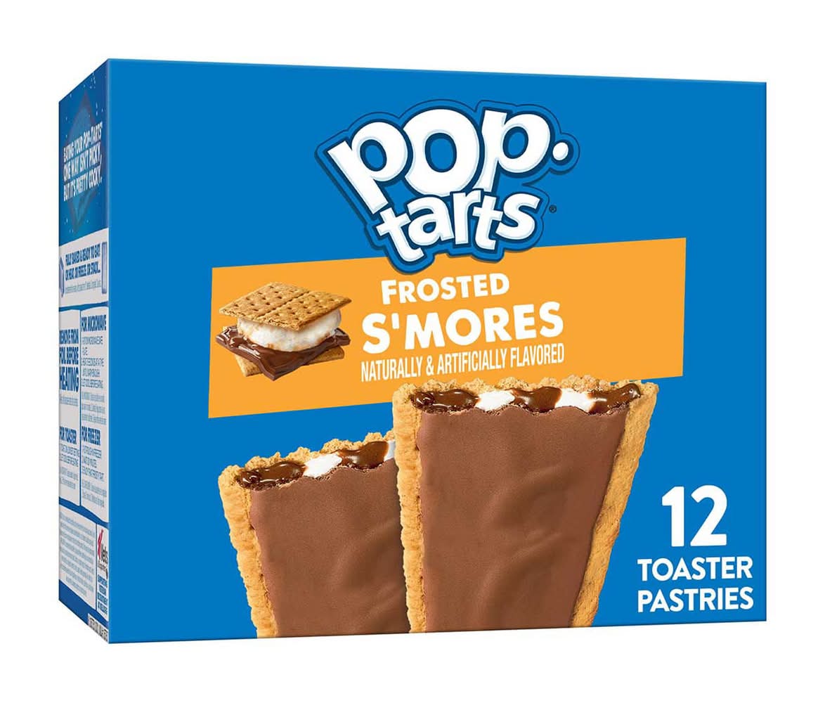 Pop-Tarts Toaster Pastries Frosted S'Mores Breakfast Foods 20.3 Oz 12 Ct